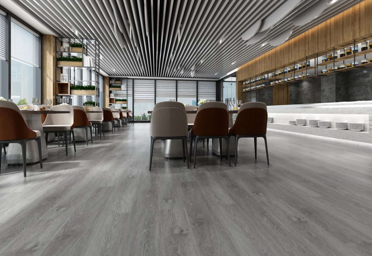 Piso SPC / Grey Oak